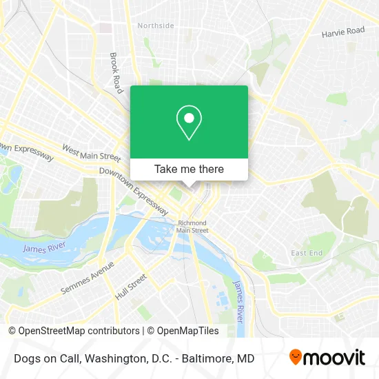 Dogs on Call map