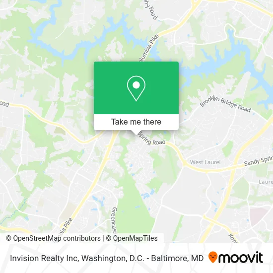 Invision Realty Inc map