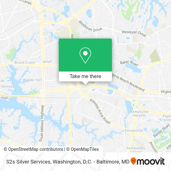 S2s Silver Services map
