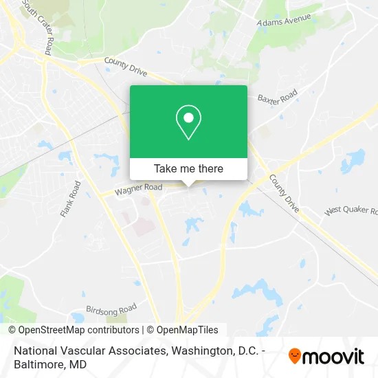 National Vascular Associates map
