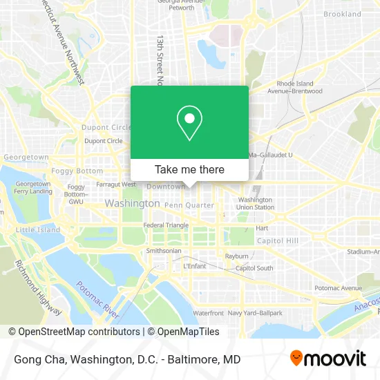 Gong Cha map