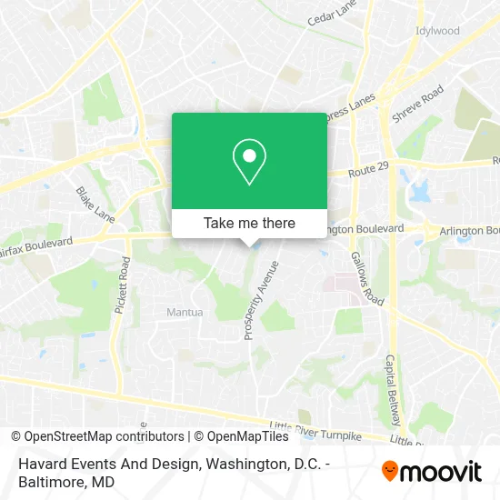 Havard Events And Design map