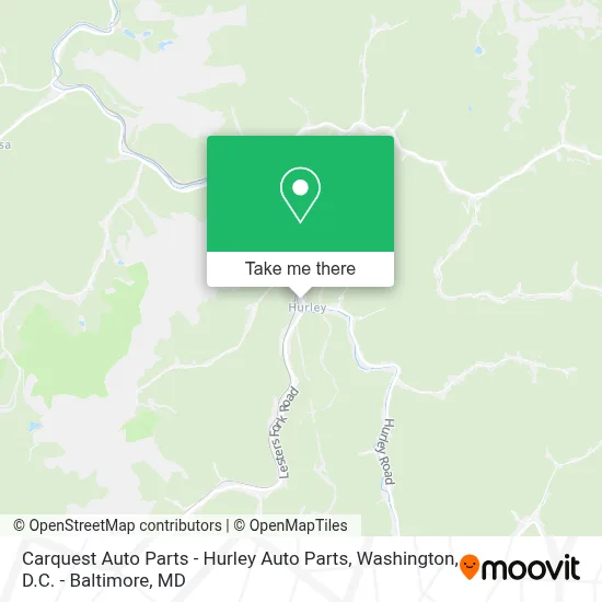 Carquest Auto Parts - Hurley Auto Parts map
