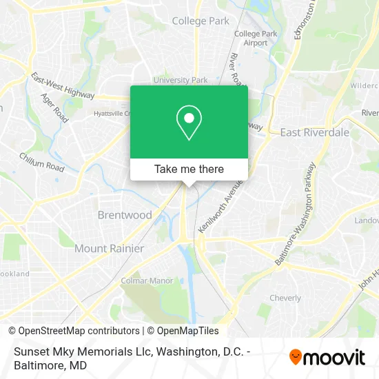 Sunset Mky Memorials Llc map