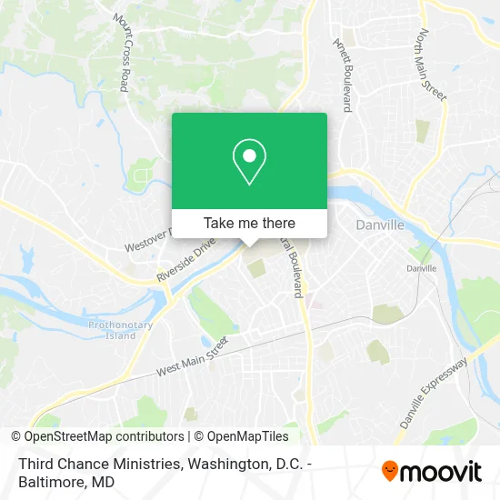Third Chance Ministries map