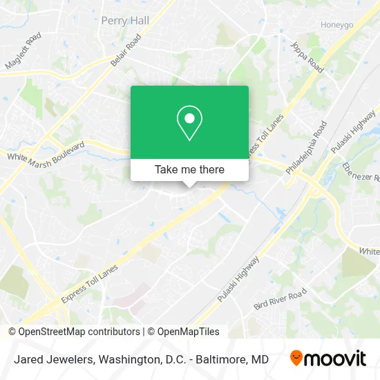 Jared Jewelers map