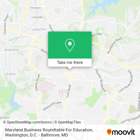 Maryland Business Roundtable For Education map