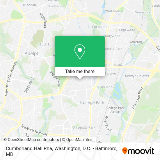 Cumberland Hall Rha map