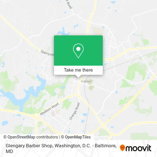 Glengary Barber Shop map