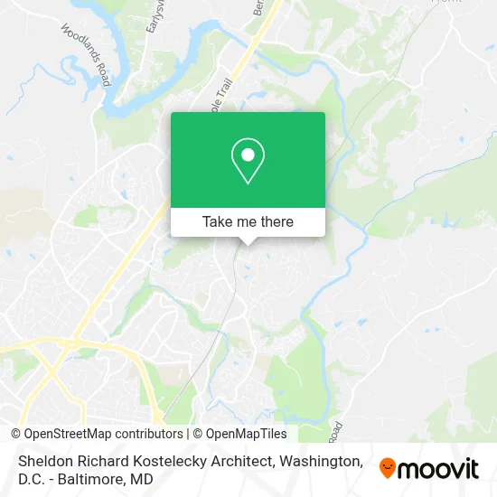 Sheldon Richard Kostelecky Architect map