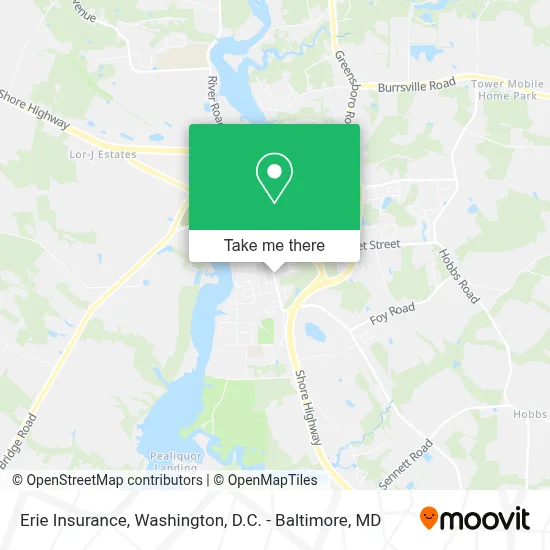 Erie Insurance map