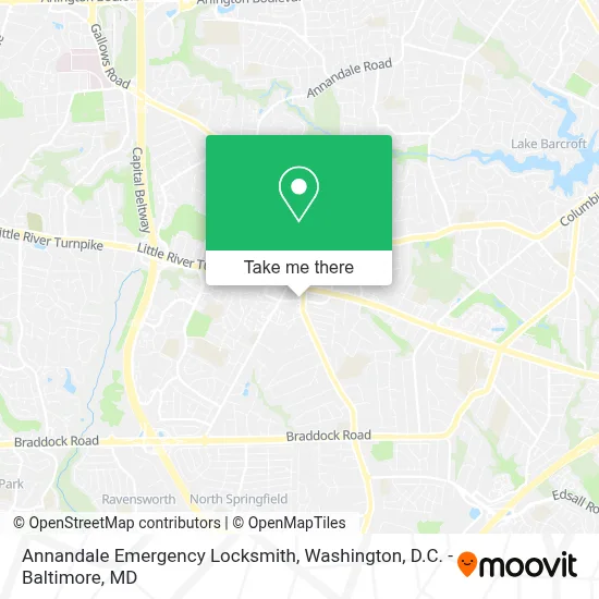 Annandale Emergency Locksmith map