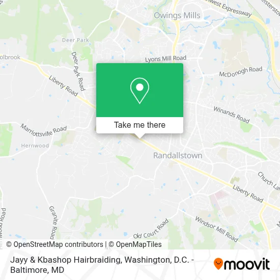 Jayy & Kbashop Hairbraiding map