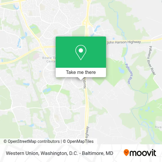Western Union map