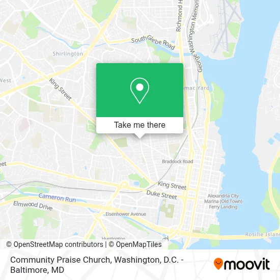 Community Praise Church map