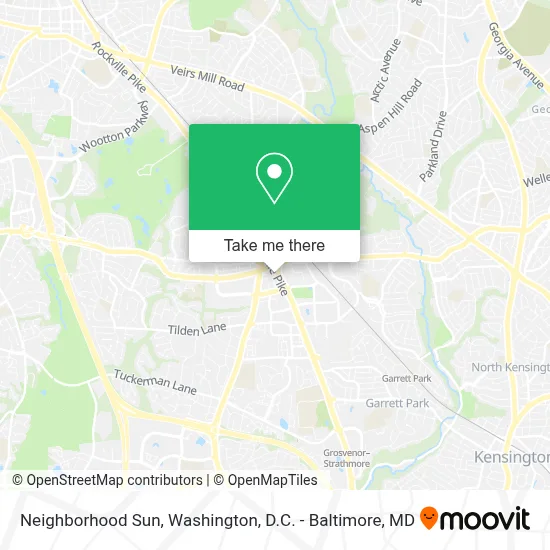 Neighborhood Sun map