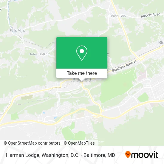 Harman Lodge map