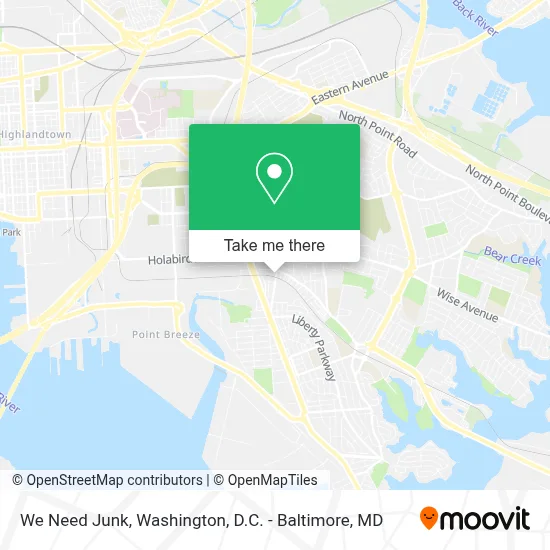 We Need Junk map