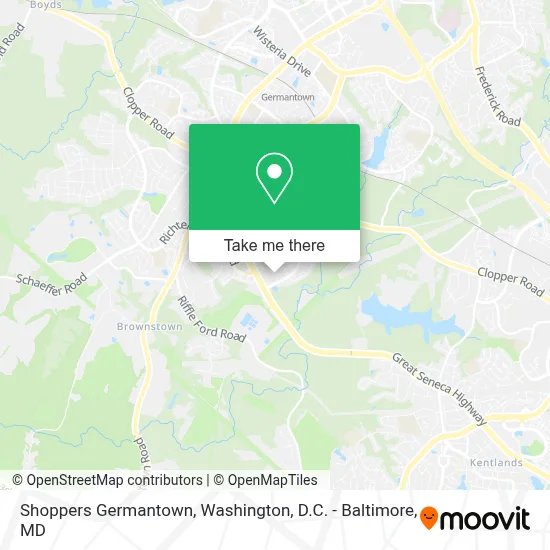 Shoppers Germantown map