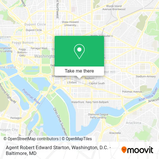 Agent Robert Edward Starton map