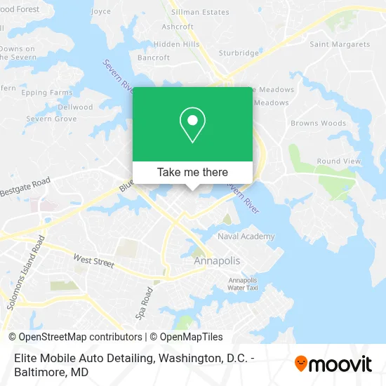 Elite Mobile Auto Detailing map