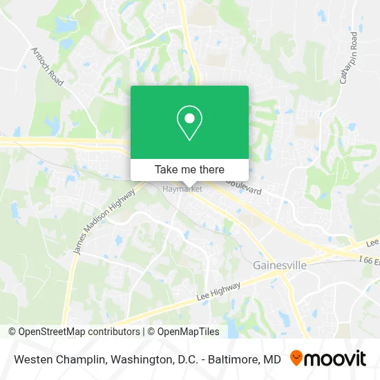 Westen Champlin map