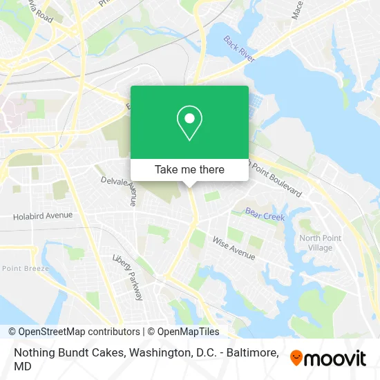 Nothing Bundt Cakes map