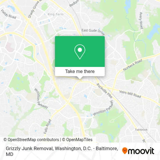 Grizzly Junk Removal map