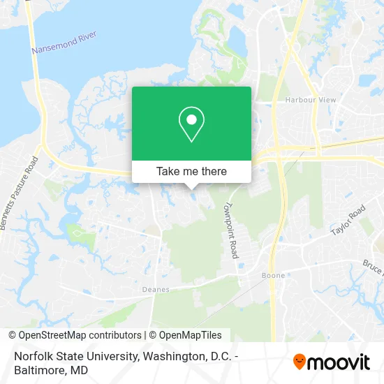 Norfolk State University map