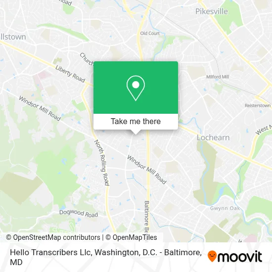 Hello Transcribers Llc map