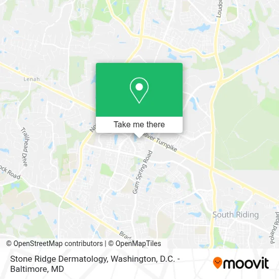 Stone Ridge Dermatology map