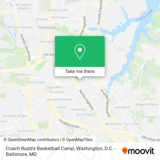 Coach Rudd's Basketball Camp map