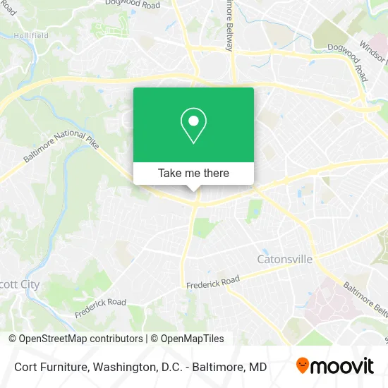 Cort Furniture map