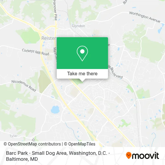Barc Park - Small Dog Area map