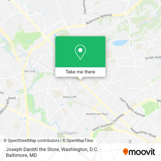 Joseph Danitti the Store map