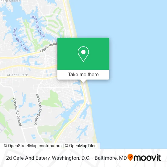 2d Cafe And Eatery map