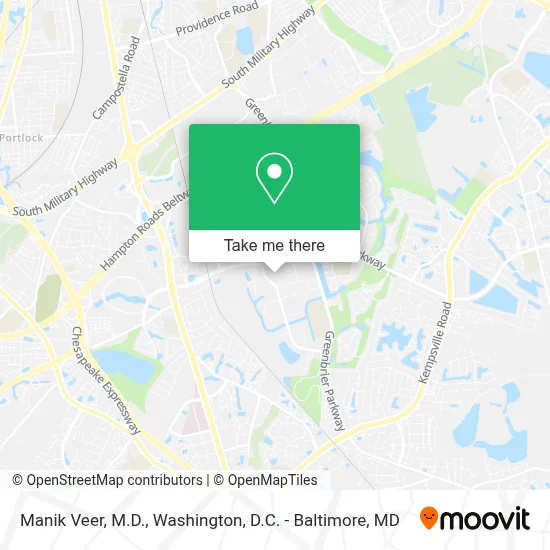 Manik Veer, M.D. map