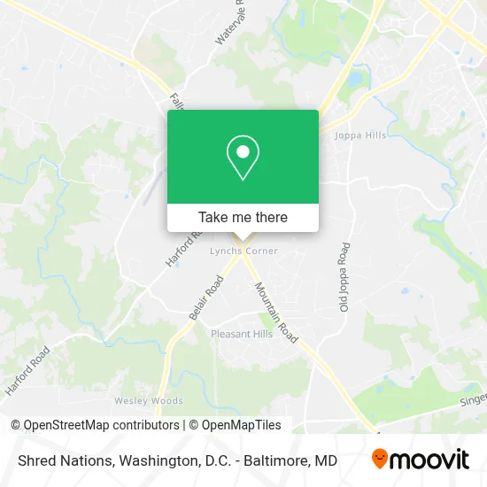 Shred Nations map