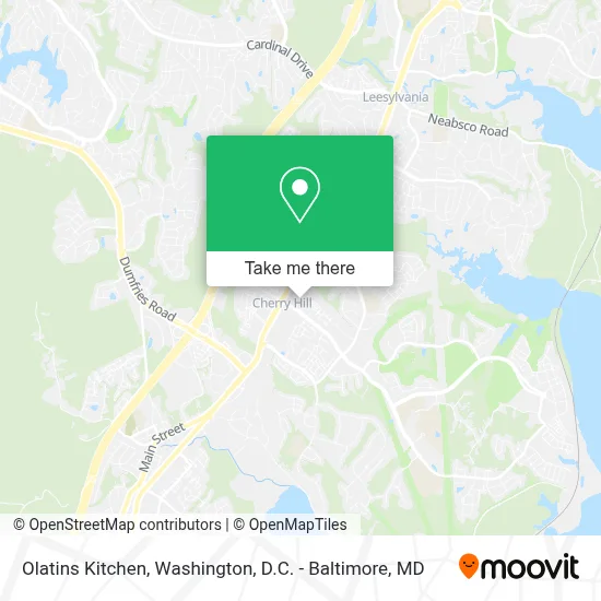 Olatins Kitchen map