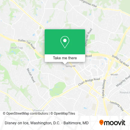 Disney on Ice map