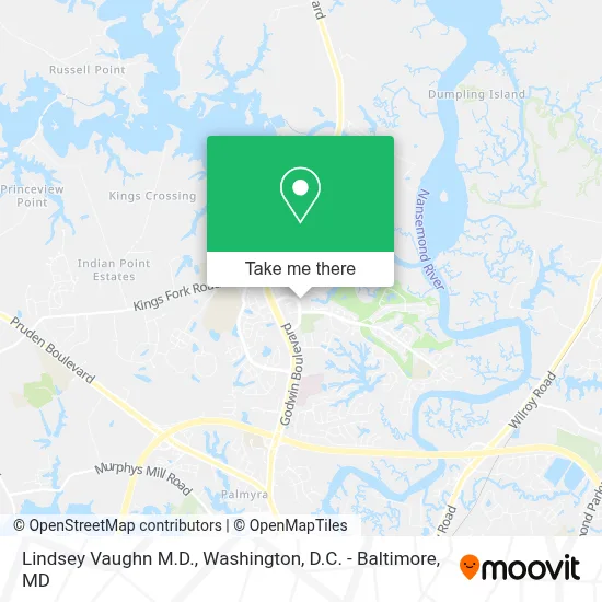 Lindsey Vaughn M.D. map