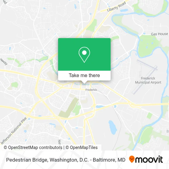 Pedestrian Bridge map
