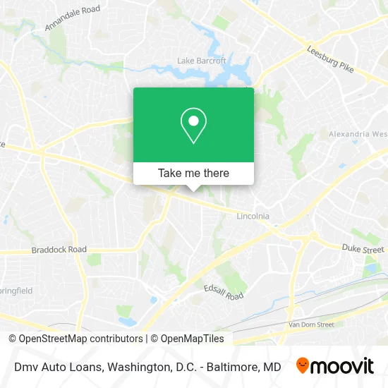 Dmv Auto Loans map