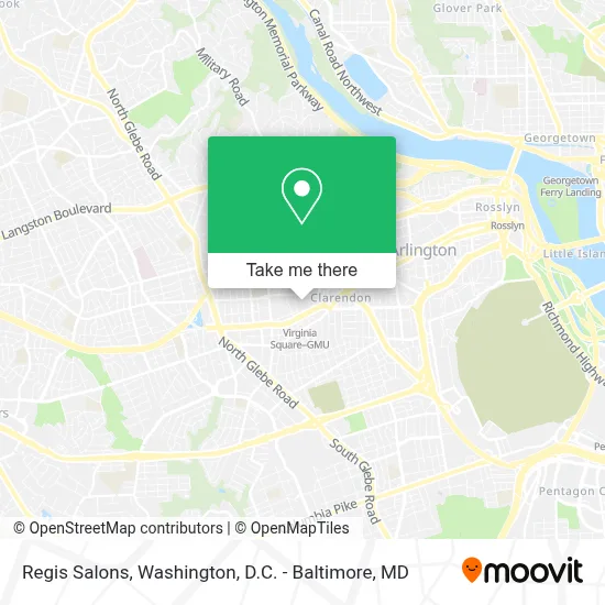 Regis Salons map