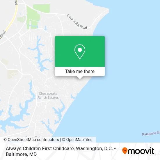 Always Children First Childcare map