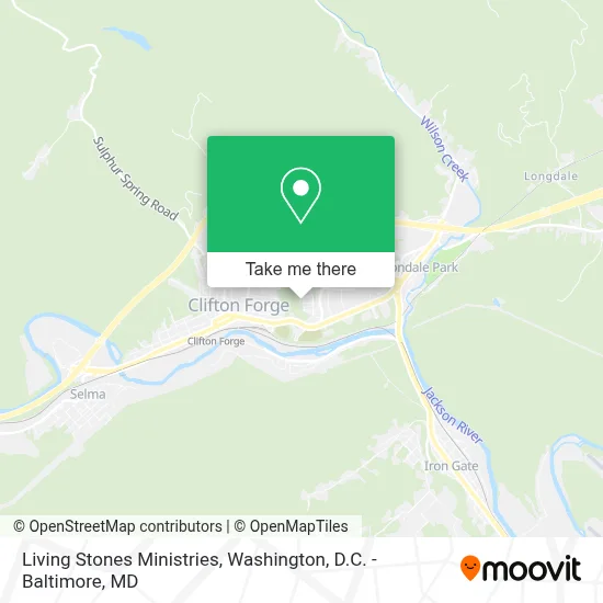 Living Stones Ministries map