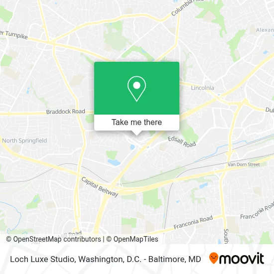 Loch Luxe Studio map