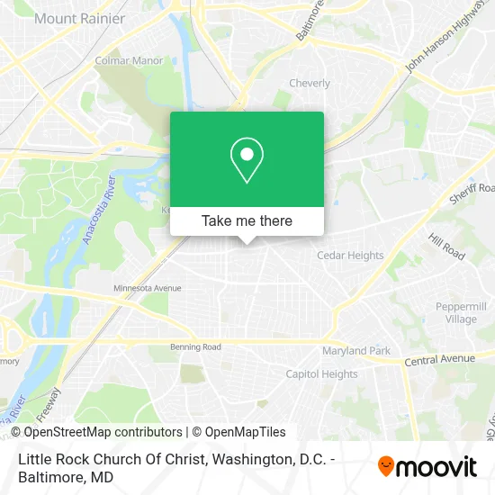 Little Rock Church Of Christ map
