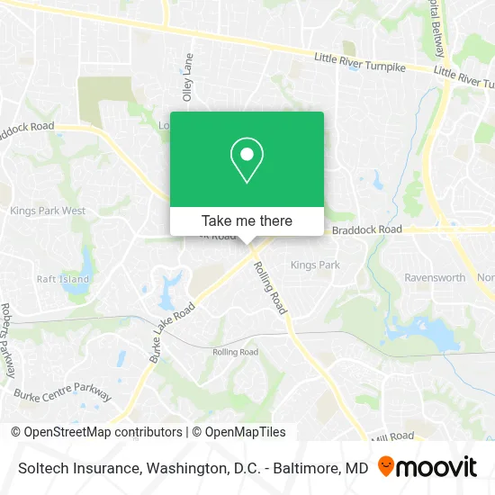 Soltech Insurance map