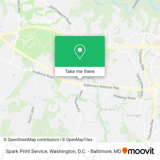 Spark Print Service map